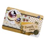 画像1: メッセージカード　Sweets deco　モカブラウン (1)